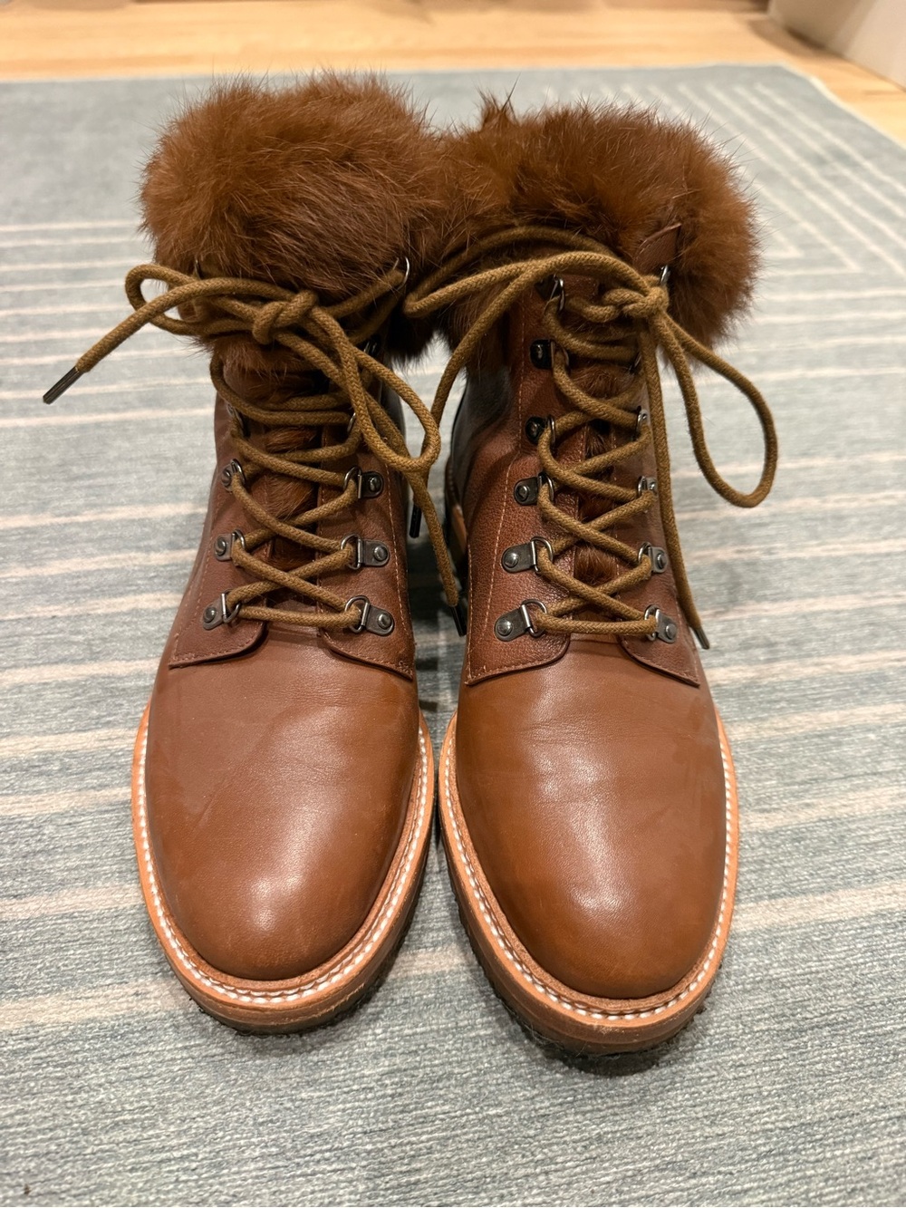 Botkier Brown Leather Winter Boots 9.5